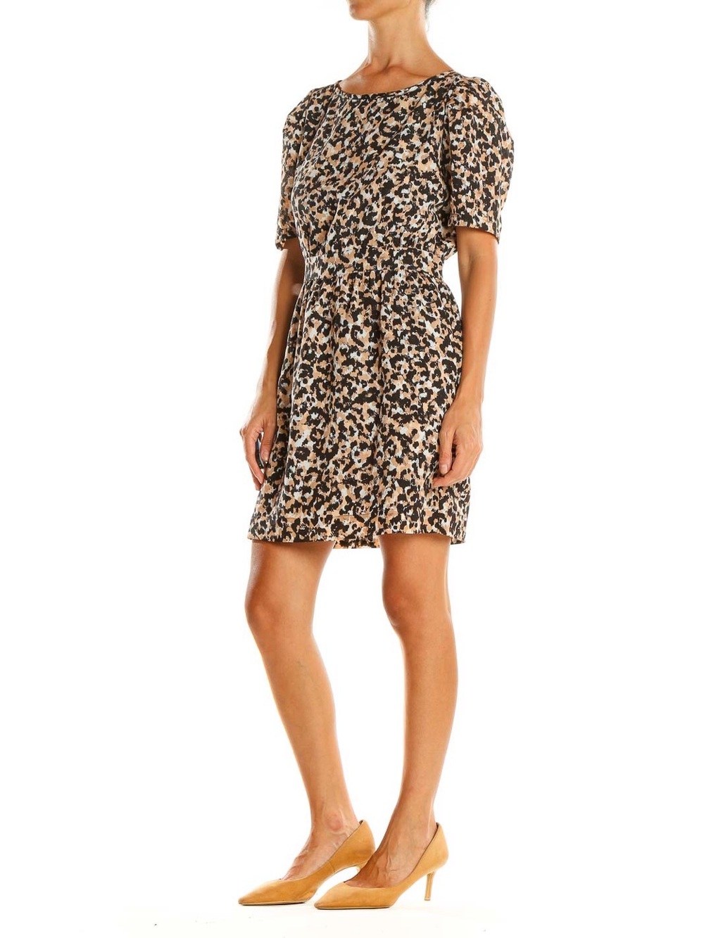 BCBGeneration Animal Print Fit & Flare Dress size 10